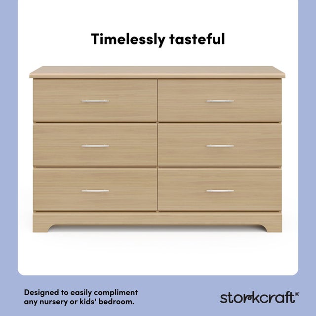 Storkcraft Brookside 6 Drawer Double Dresser
