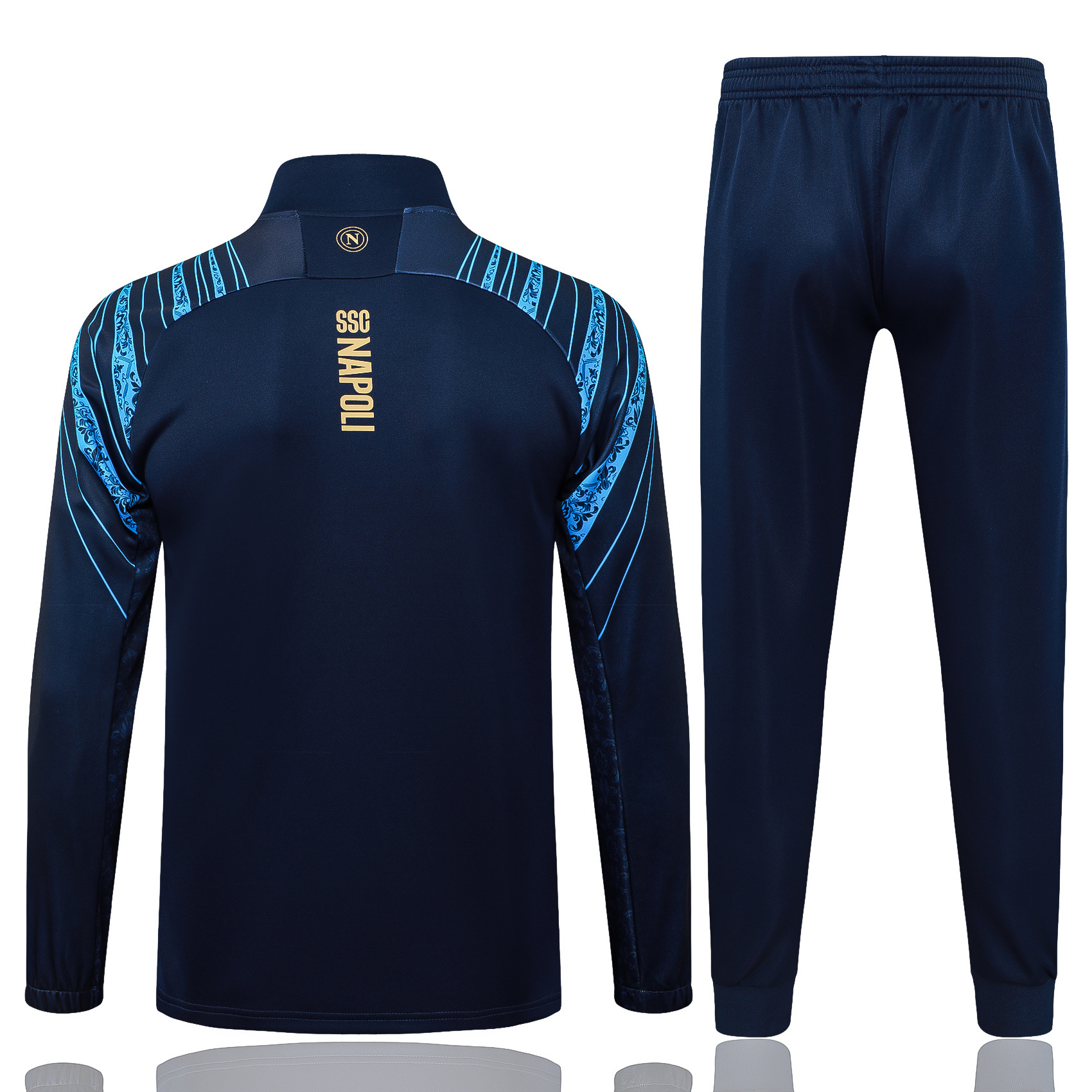 Adult/ Kids 2526 Napoli Full zipper Training Suit Dark Blue