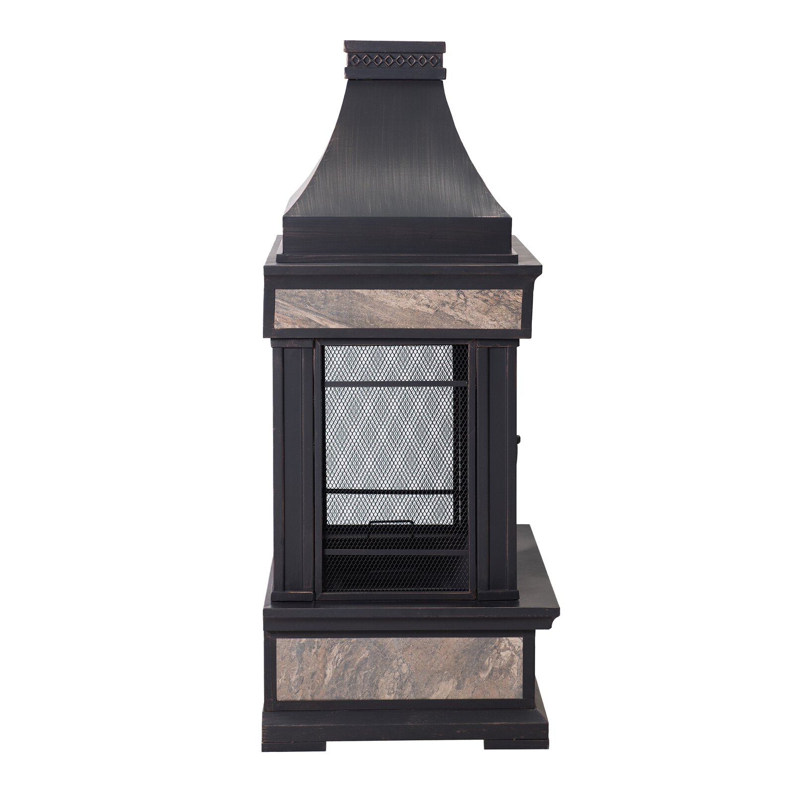 Sofie 56.7'' H Wood Burning Fireplace