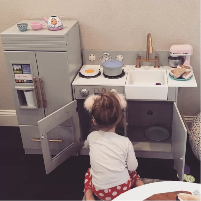 Play Kitchen Toddler Pretend 2 pcs Play Set with Accessories &
