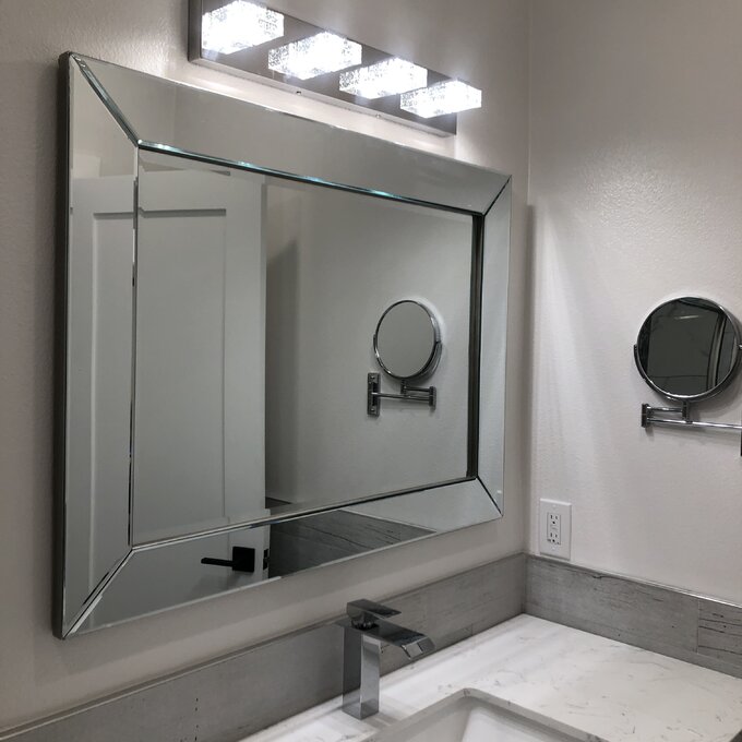 Oren Rectangle Glass Wall Mirror