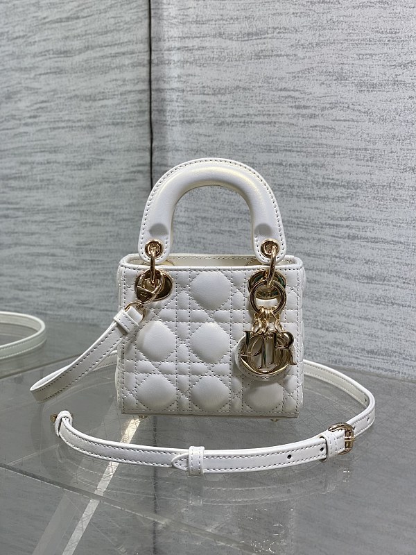 Lady D-Joy Bag Micro Pearl White