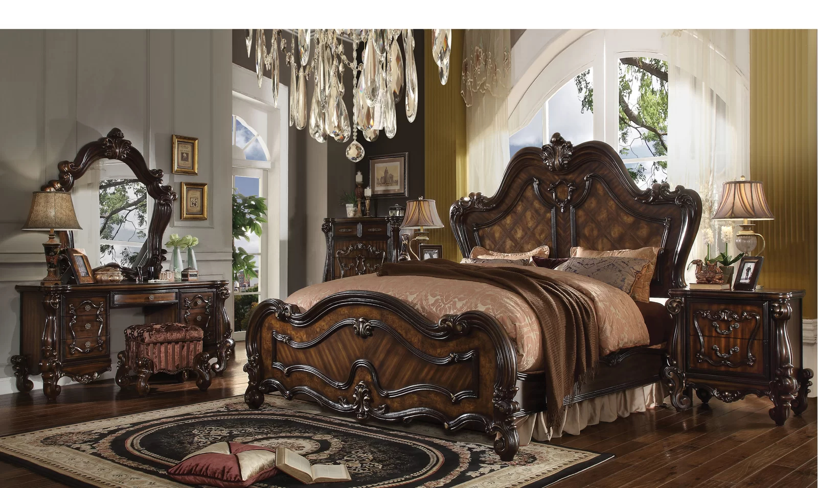Dressing table in the bedroom
