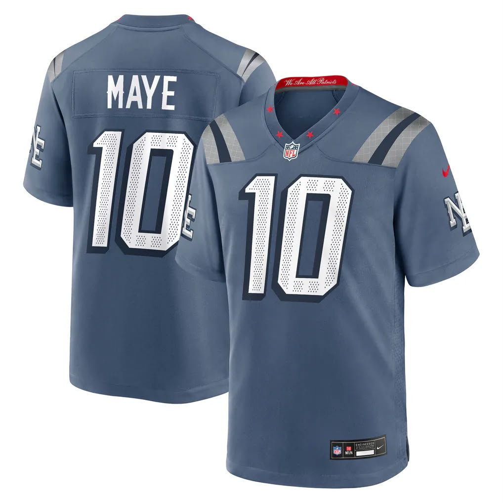 England Patriots Jersey Blue NO.10 MAYE
