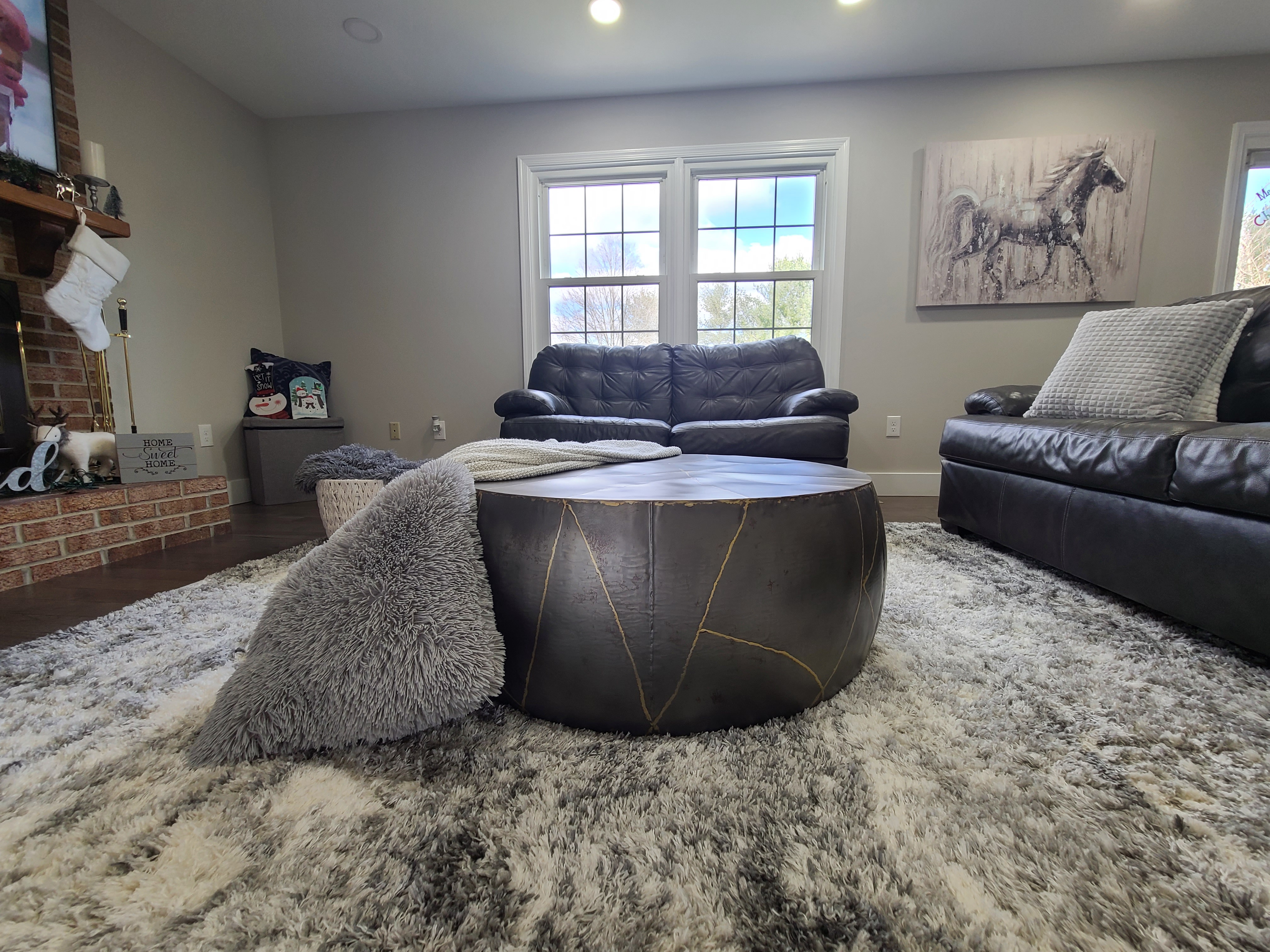Home Collection Vernice Silver Coffee Table