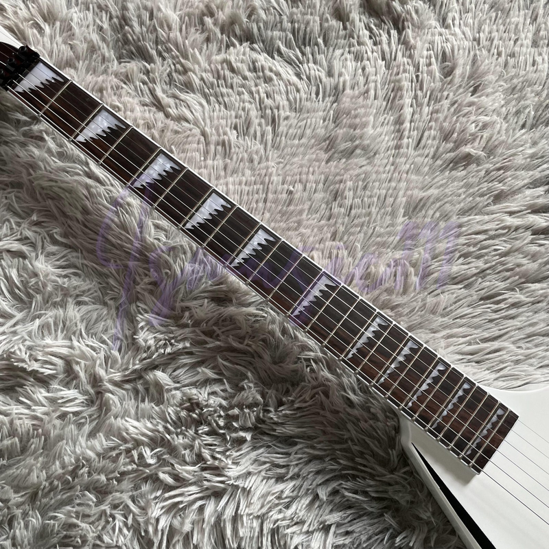 Edwards Alexi Laiho White Electric Guitar 6 String Floyd Rose Bridge