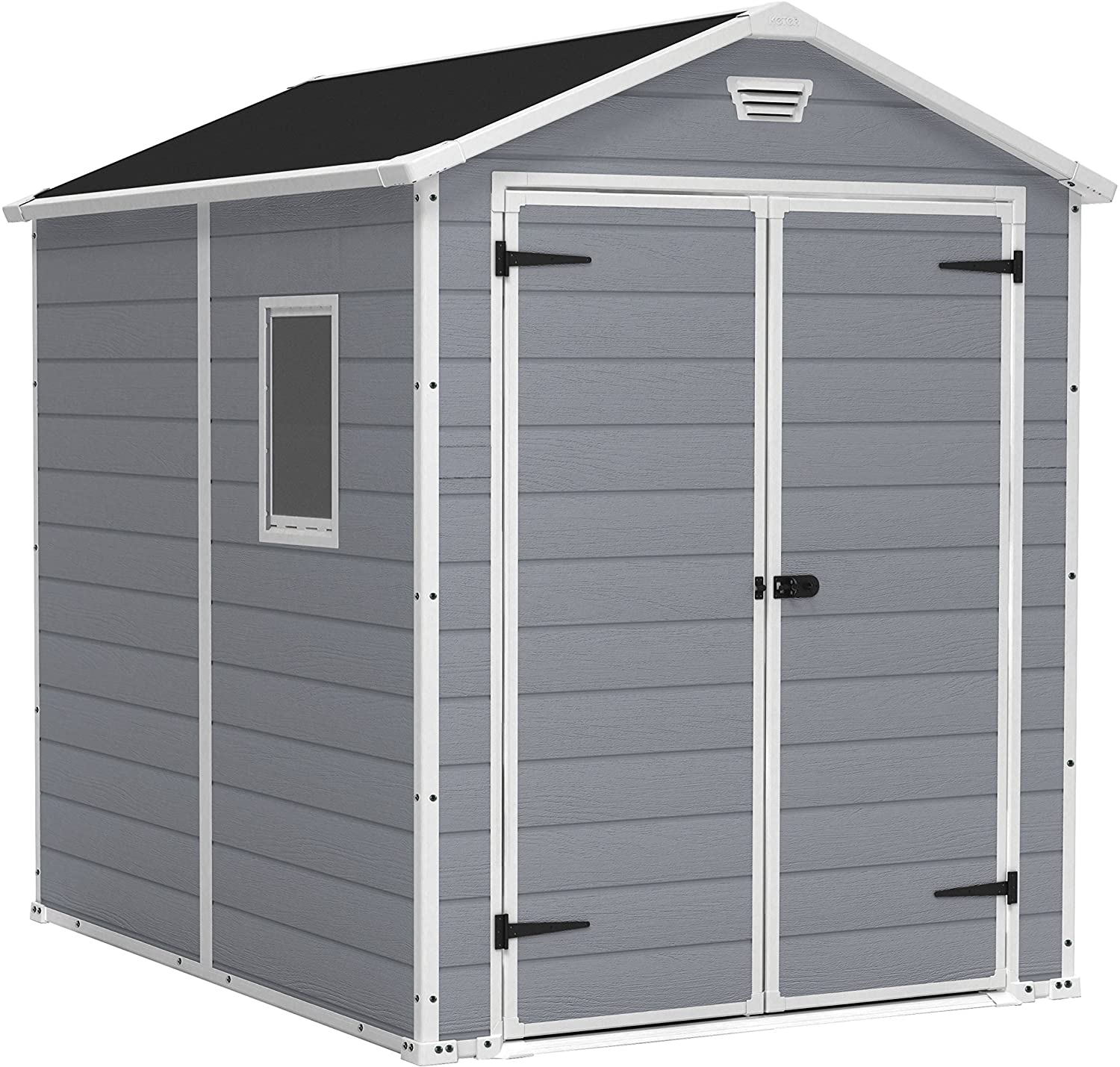 4x6 Resin Storage Shed Kit-Perfect to Store Patio Furniture