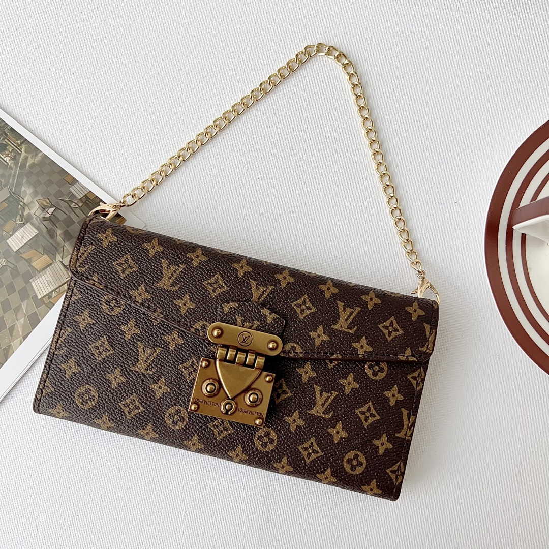 Louis Vuitton & Gucci Luxury Monogram Wallet Crossbody Phone Purse Case