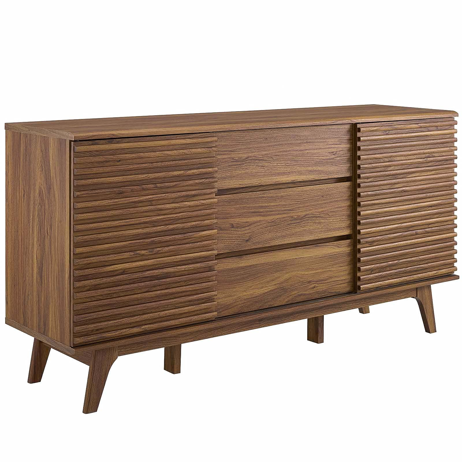 Carson Carrington Lagered Sideboard Buffet Table - Walnut