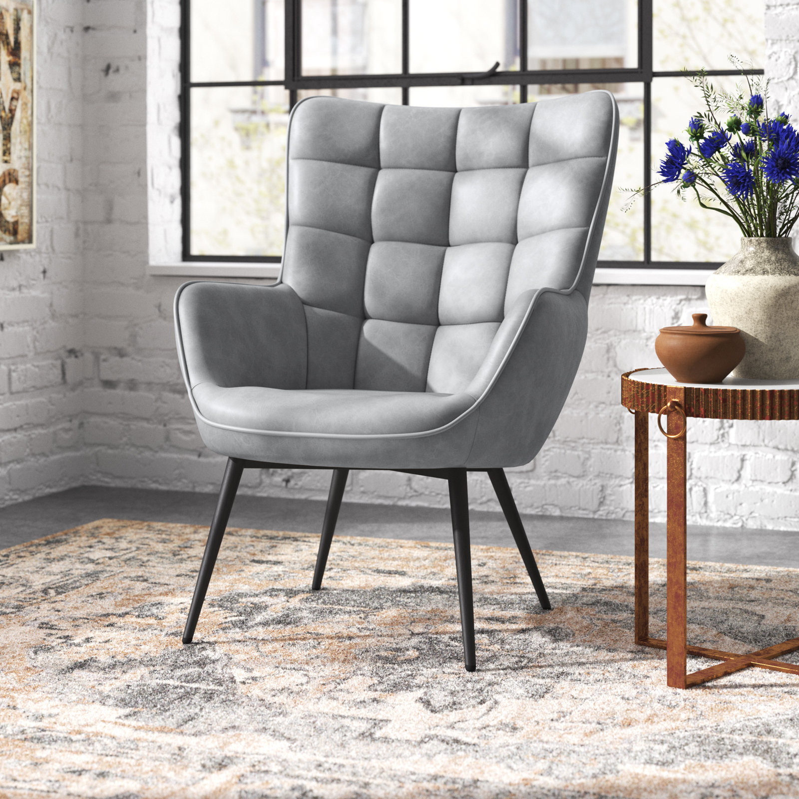 Aichele Upholstered Wingback Chair