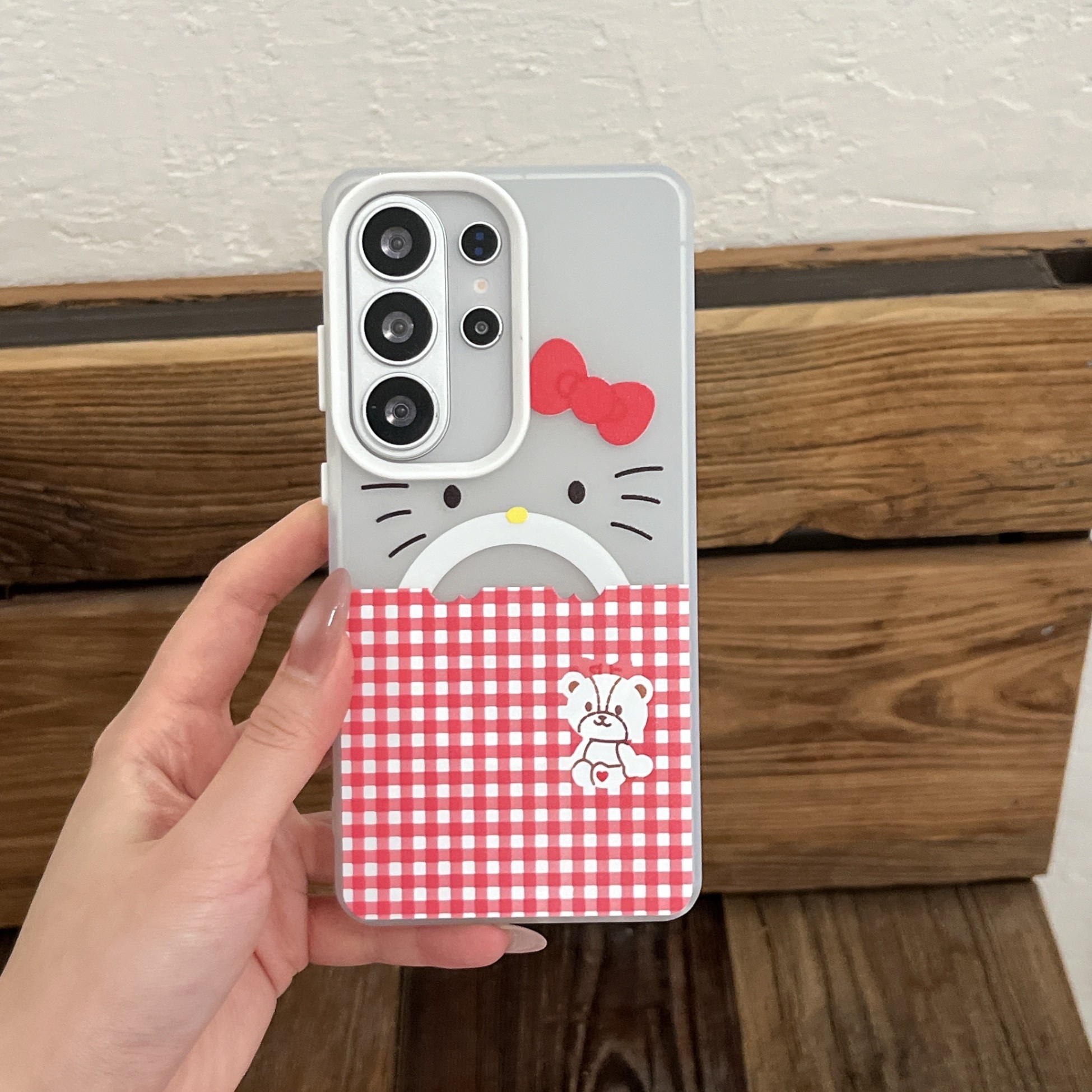 Galaxy A25 Protective Case Magnetic - back view