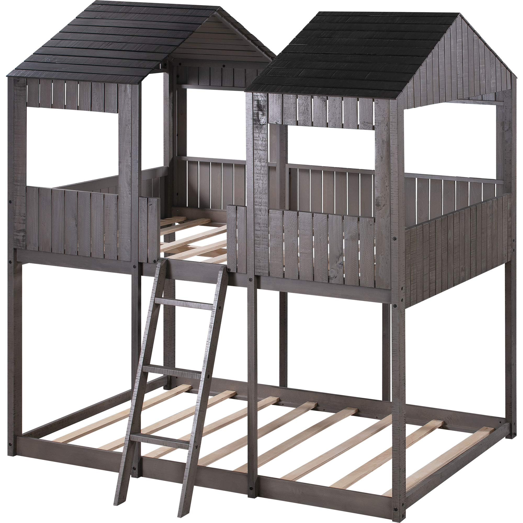 Low Bunk Beds Full Over Full Size