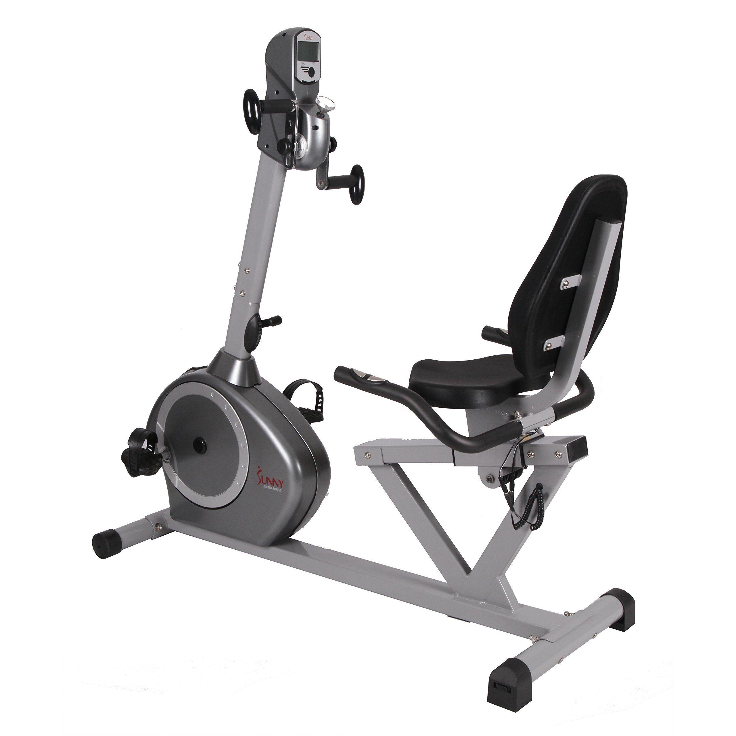 Sunny Health & Fitness Recumbent Bike SF-RB4631 with Arm