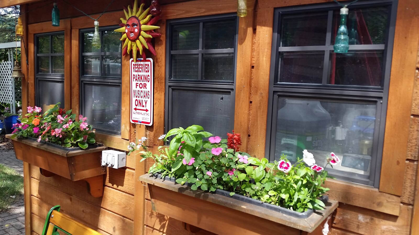 8x8 ft Cedar Wood Sunshed Garden Shed