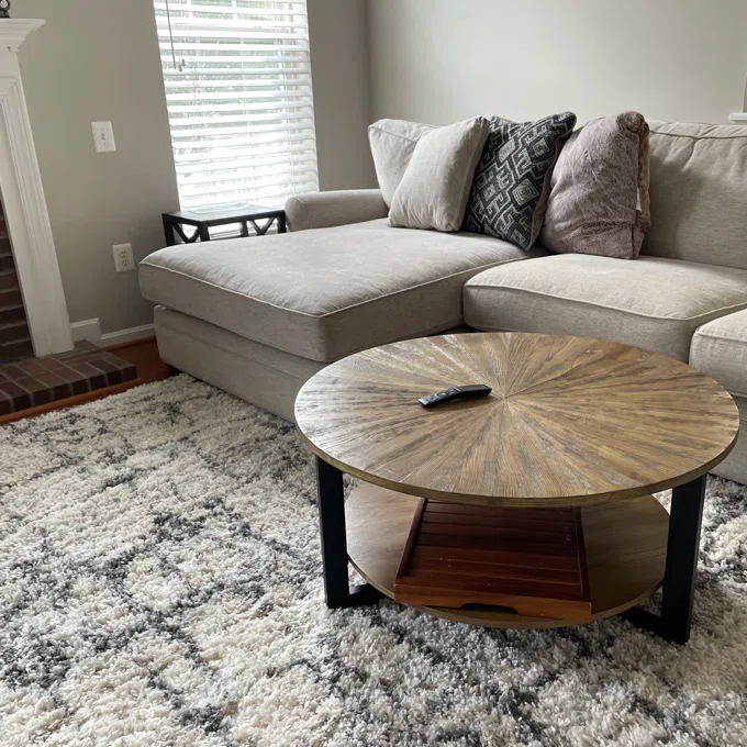 Frame Coffee Table with Storage