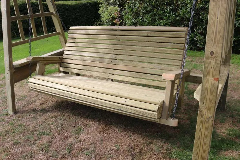 Antoinette Wooden Three Garden Swing - 2.3 m (7 ft 6 in)