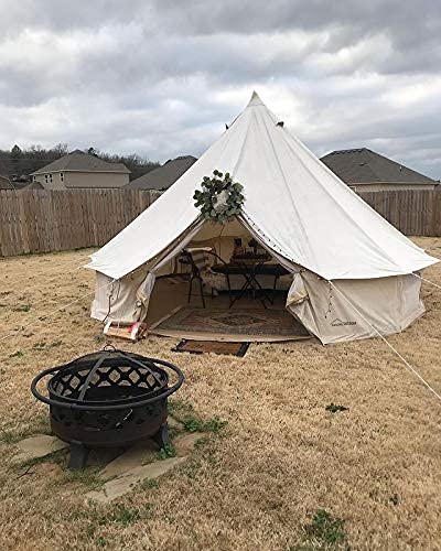 Waterproof Cotton Canvas Yurt for Family Glamping