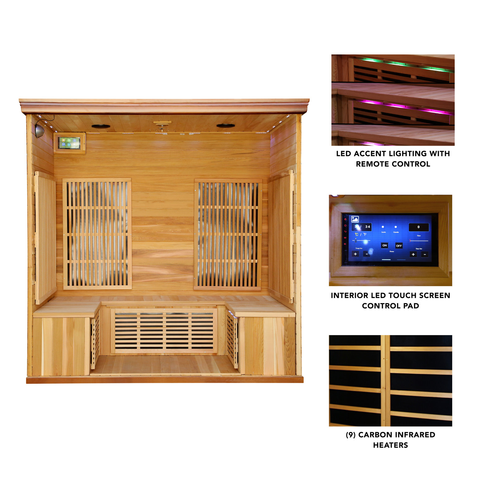 Radiant Saunas 5 - Person Sauna