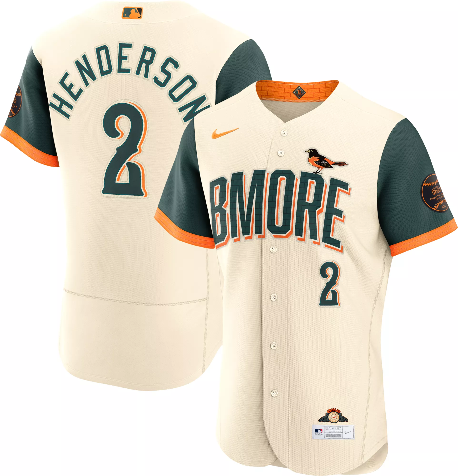Baltimore Orioles Gunnar Henderson #2 2026 City Connect Jersey