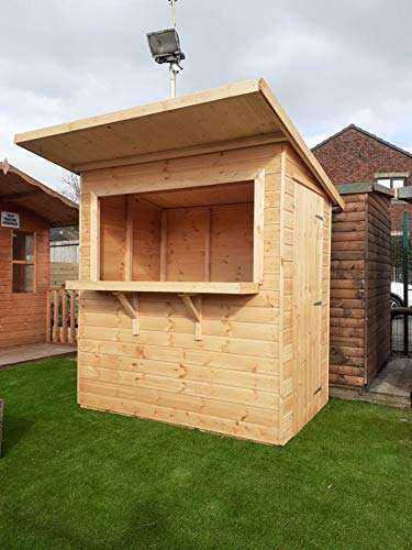 Garden Bar Drinks Shed 6x4 Fully T&G Quality Wooden Party Hut