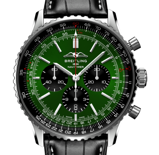 【Super Clone】Breitling AB0137241L1P1 Navitimer B01 Green Dial - Νew