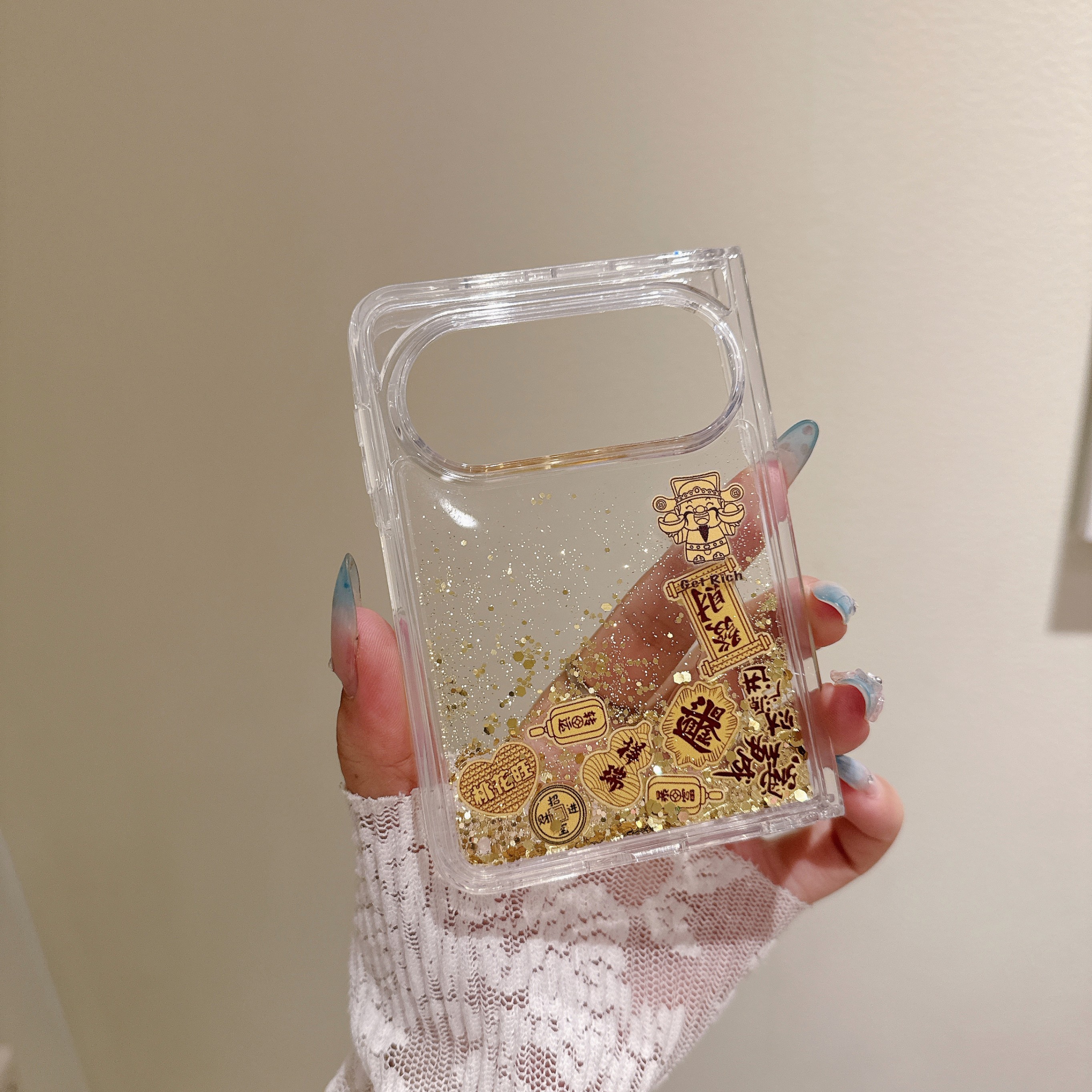 Galaxy Z Flip 7 Protective Case - back view