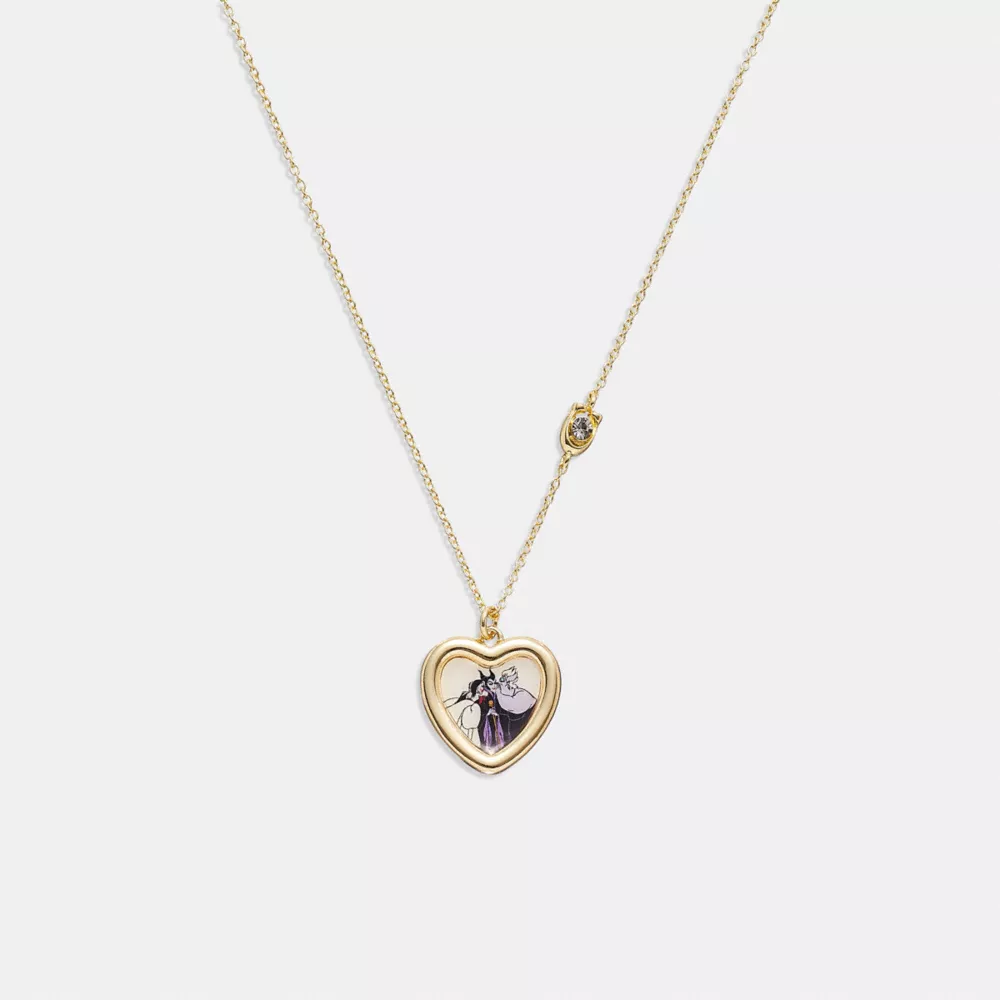 COAthtCH Disney X Villains Heart Necklace
