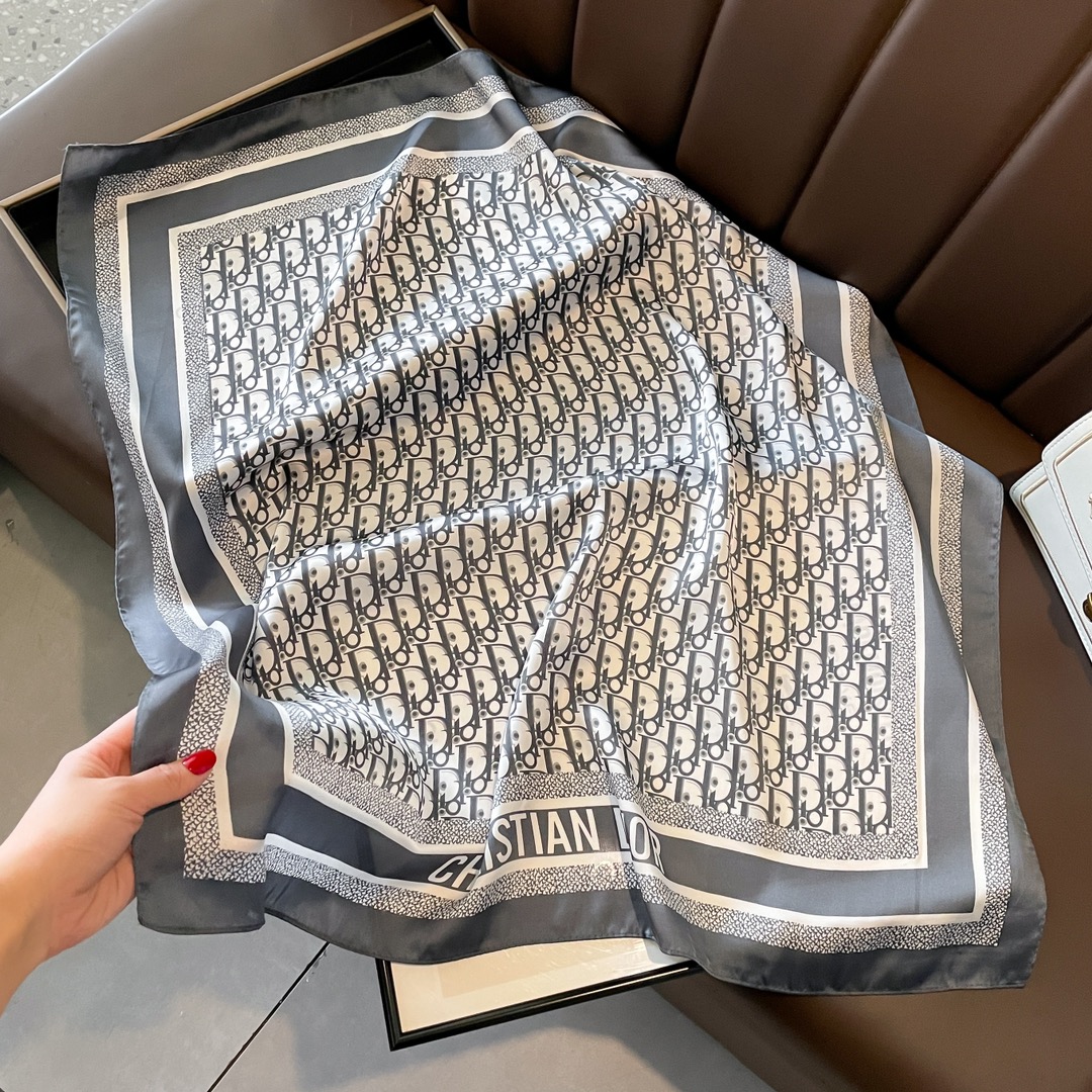 Dior Square Scarf Style 011