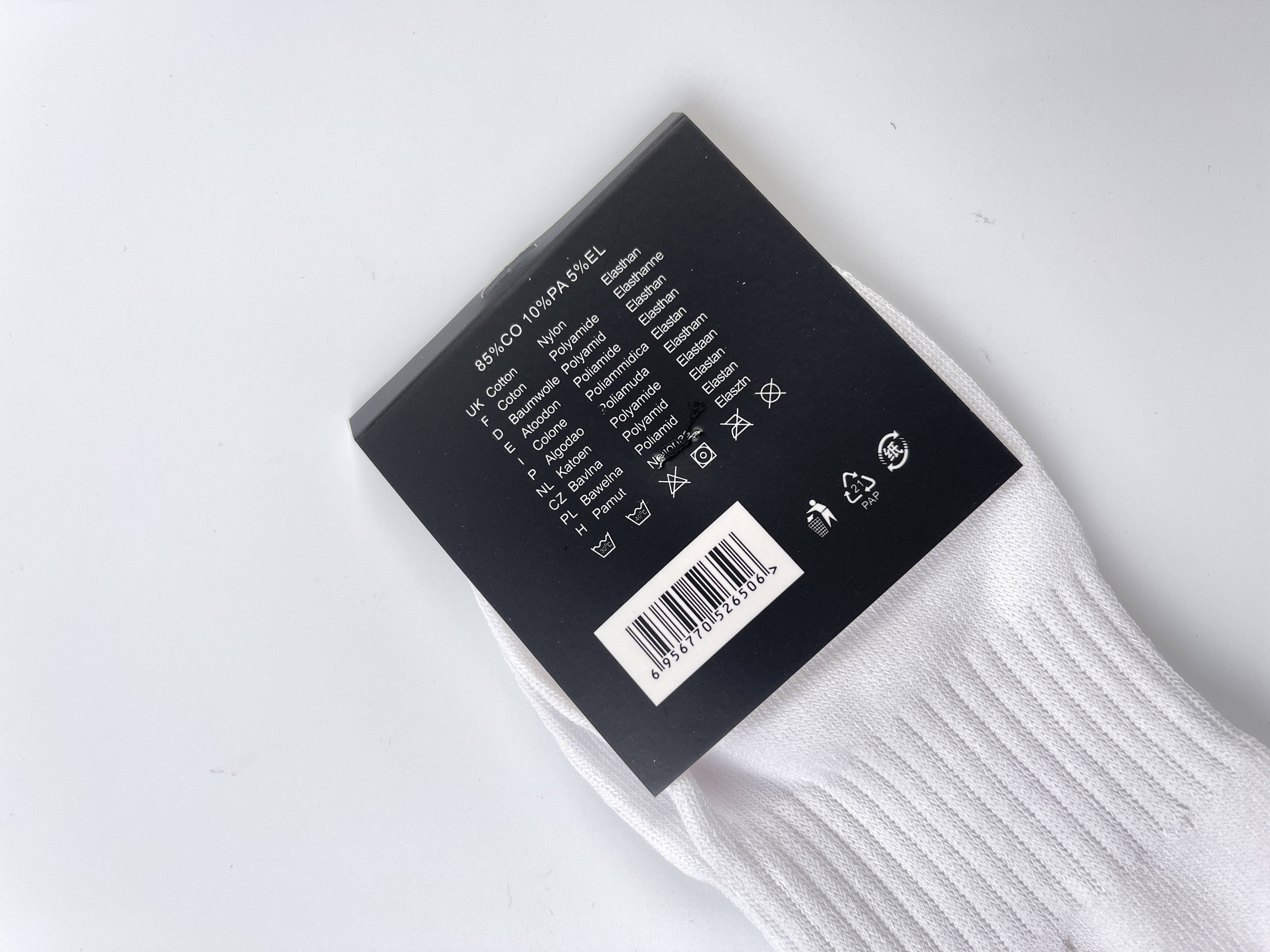 Nike Mid-Crew Socks White Black