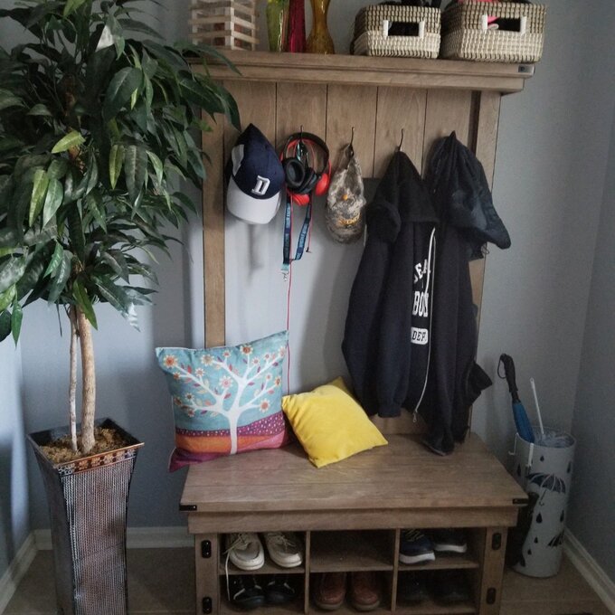Lauver 40'' Wide Hall Tree with Shoe Storage