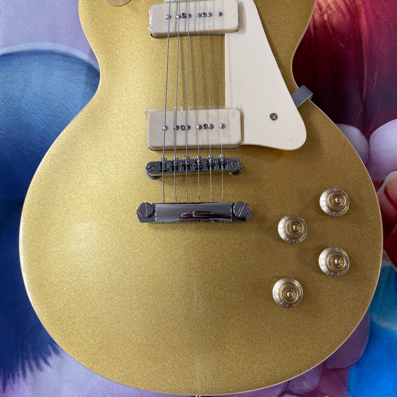 LP Electric Guitar Gold Top Solid Mahogany Body Rosewood Fingerboard