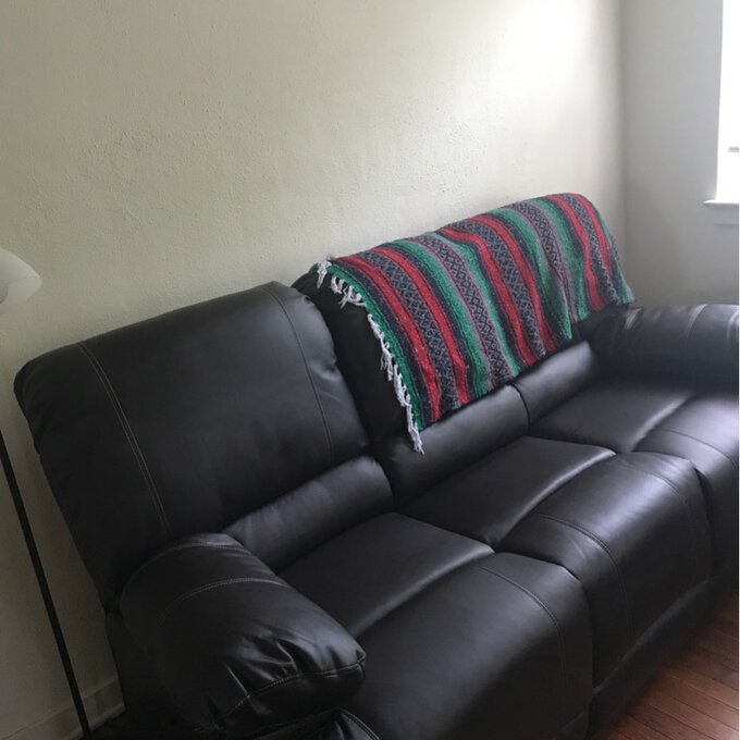 Edgar 81'' Vegan Leather Sofa