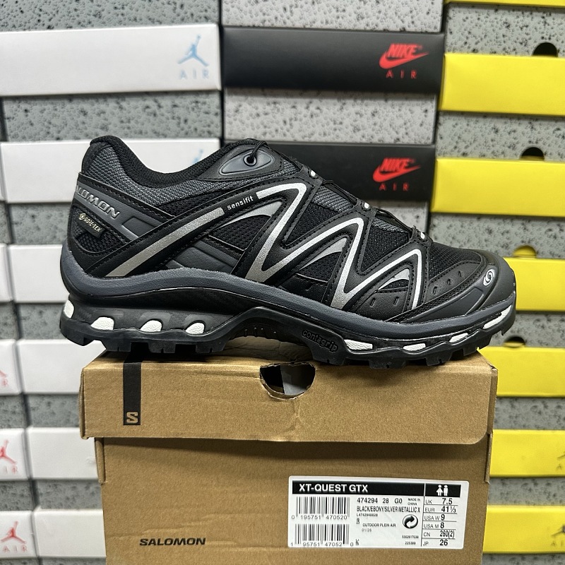 Salomon XT-Q Black No Holes Sneakers