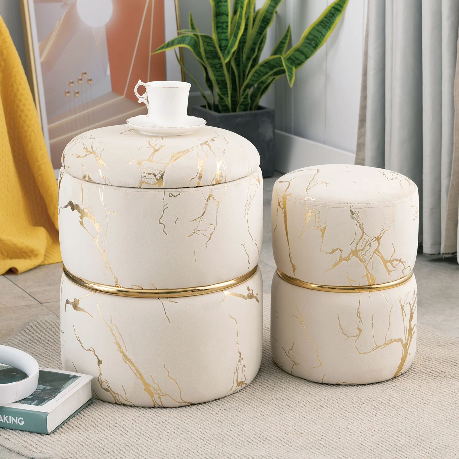 Lilly-Eve Upholstered Storage Ottoman