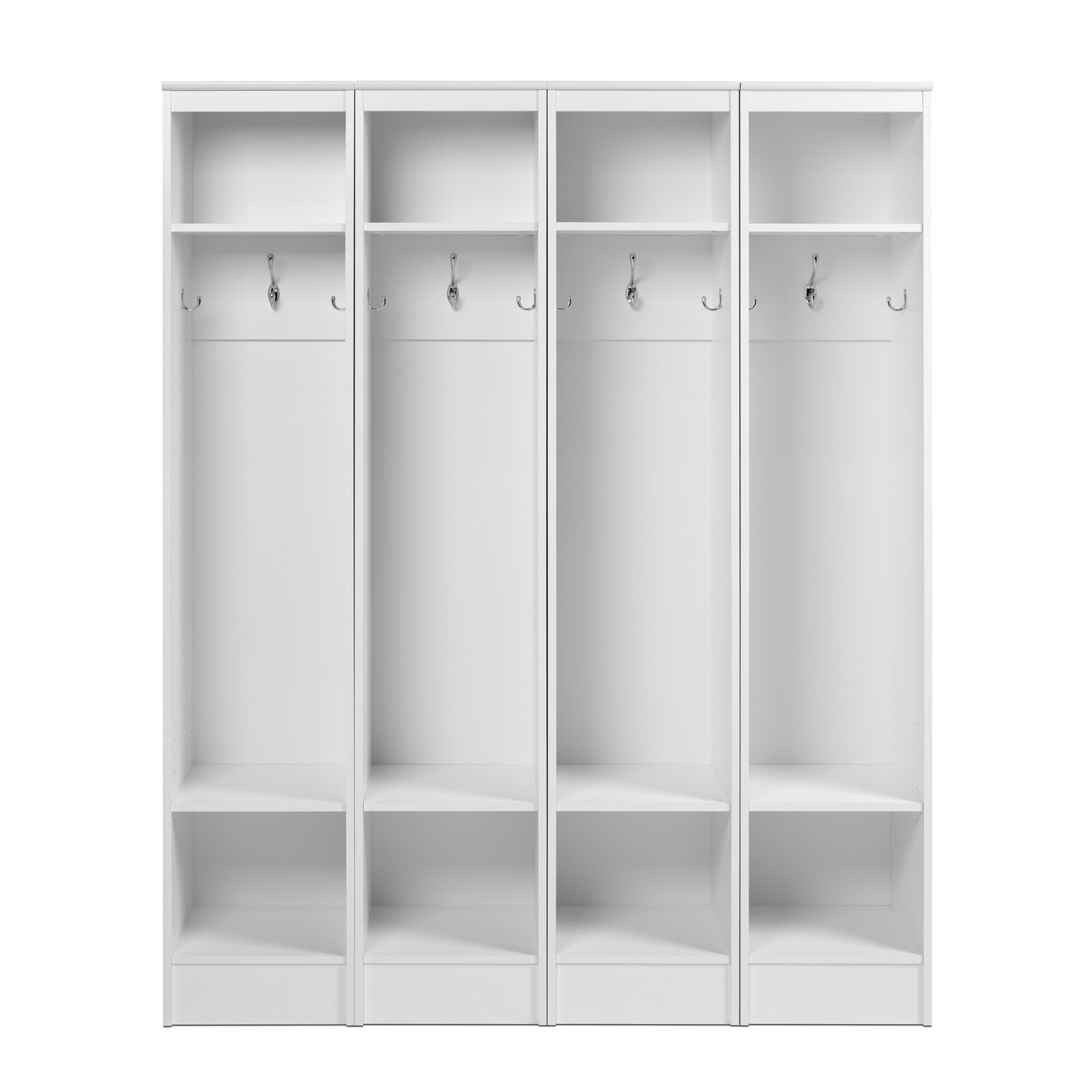 Mcalmont 59'' Wide Hall Tree (Set of 4)