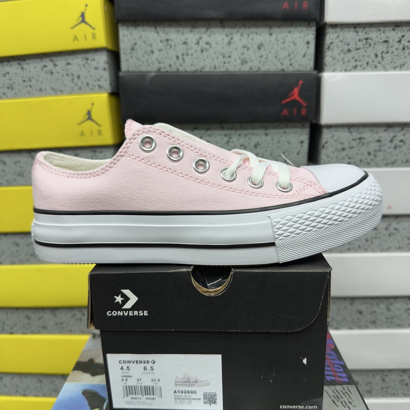 Converse Pink Low Top White Sole