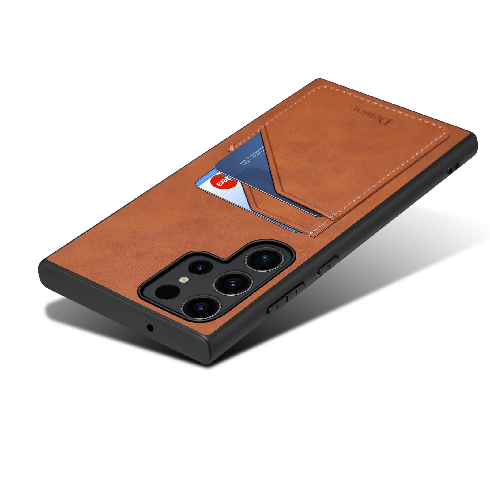 Galaxy A05 Protective Case Leather - back view