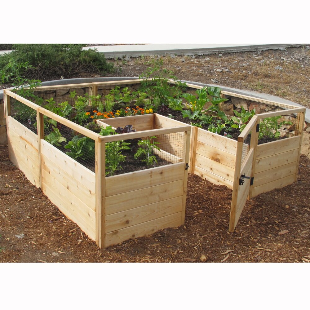 8x8 ft Cedar Garden in a Box