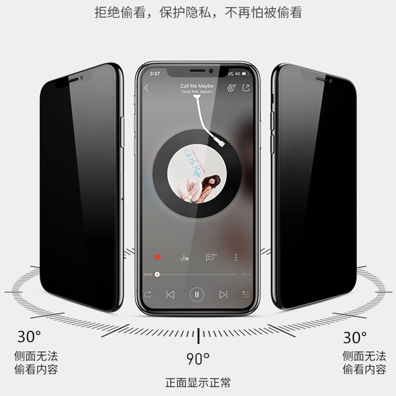 iPhone 17 Tempered Glass Privacy - back view