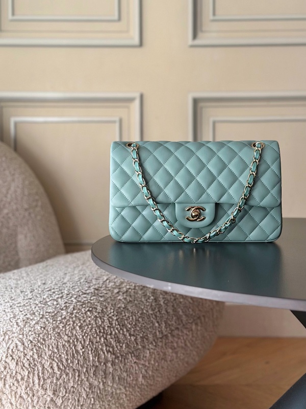 Chanel Classic Flap Bag Mint Green
