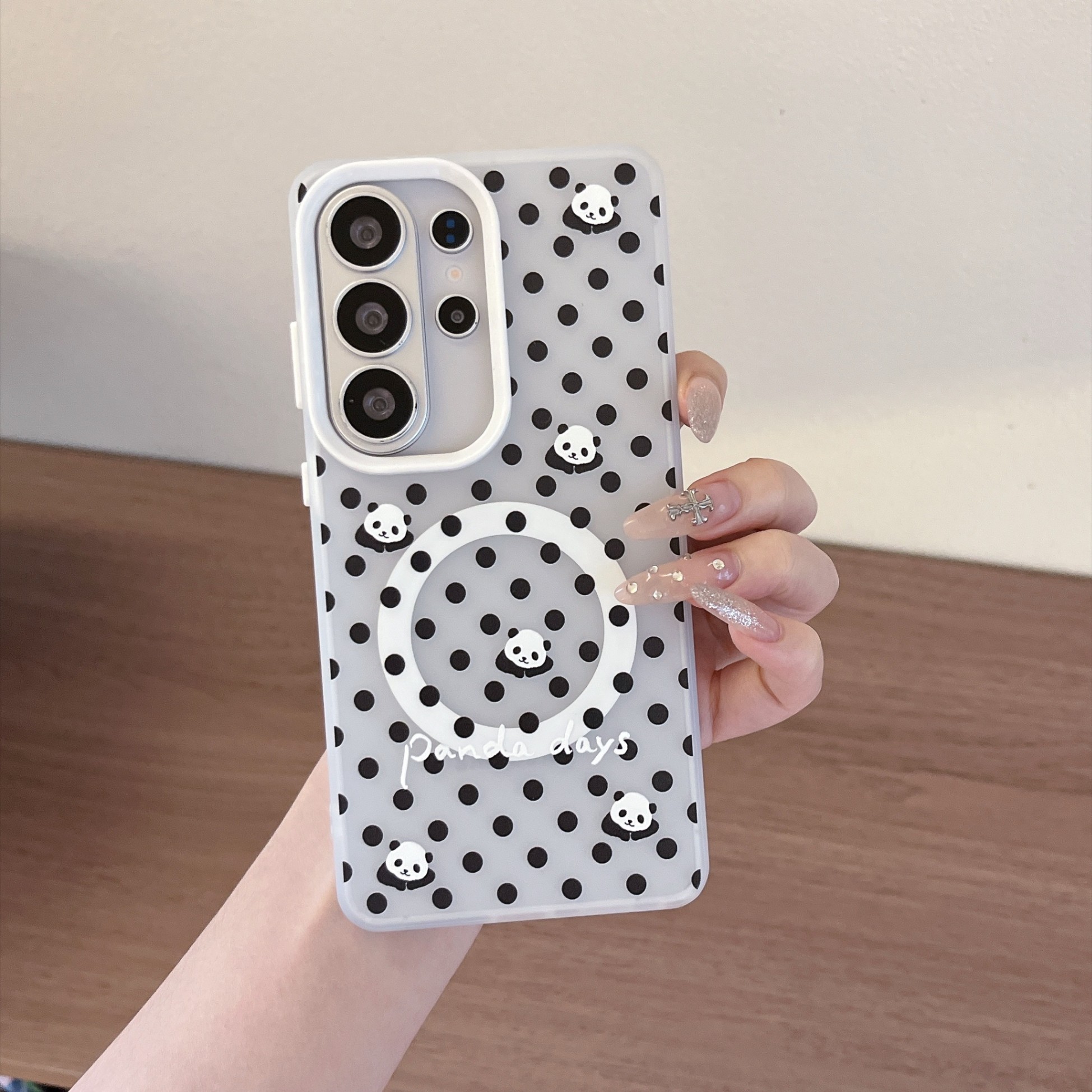 Galaxy A25 Protective Case Magnetic - back view