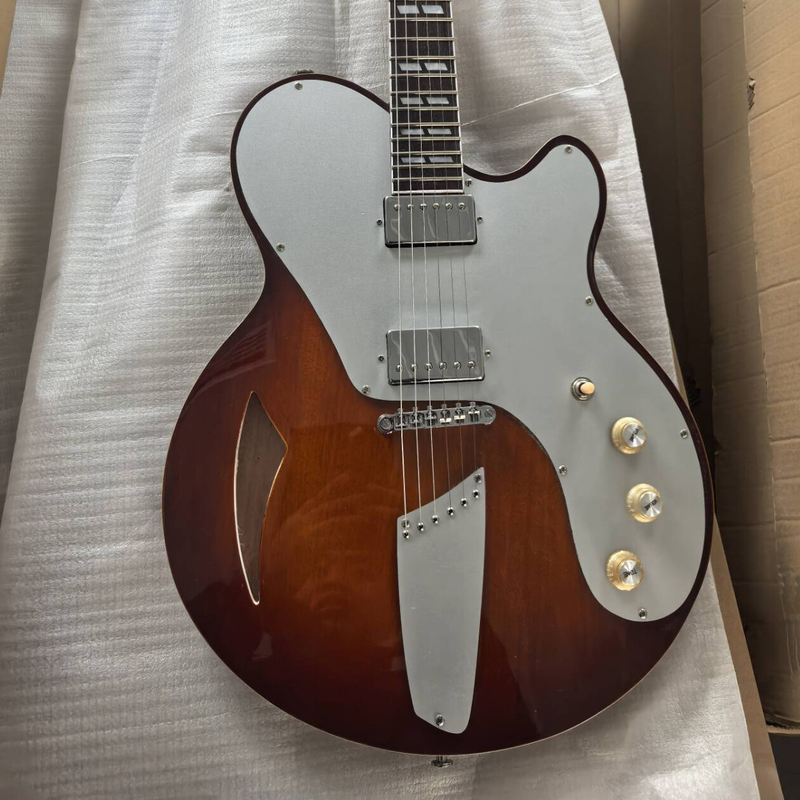 Custom Motor Semi-Hollow Body Electric Guitar Bel Air Joshholm EmpireTuner