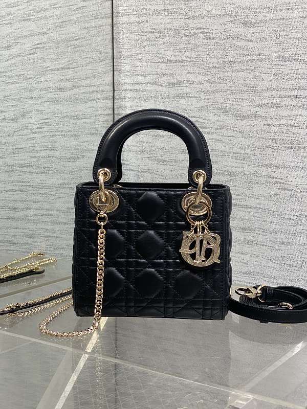 Dior Lady Mini Black Bag