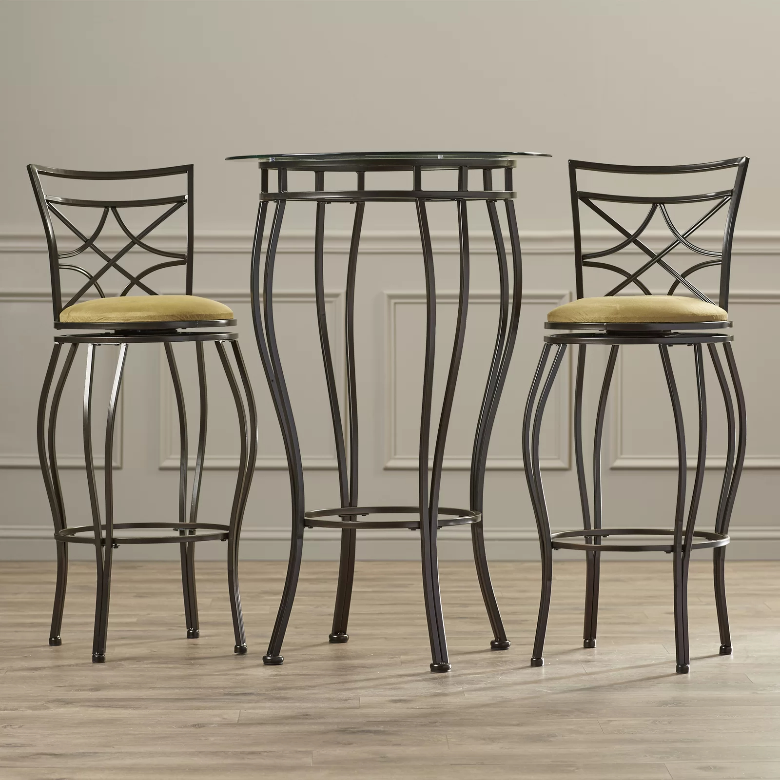 Fretwell 2 - Person Bar Height Dining Set