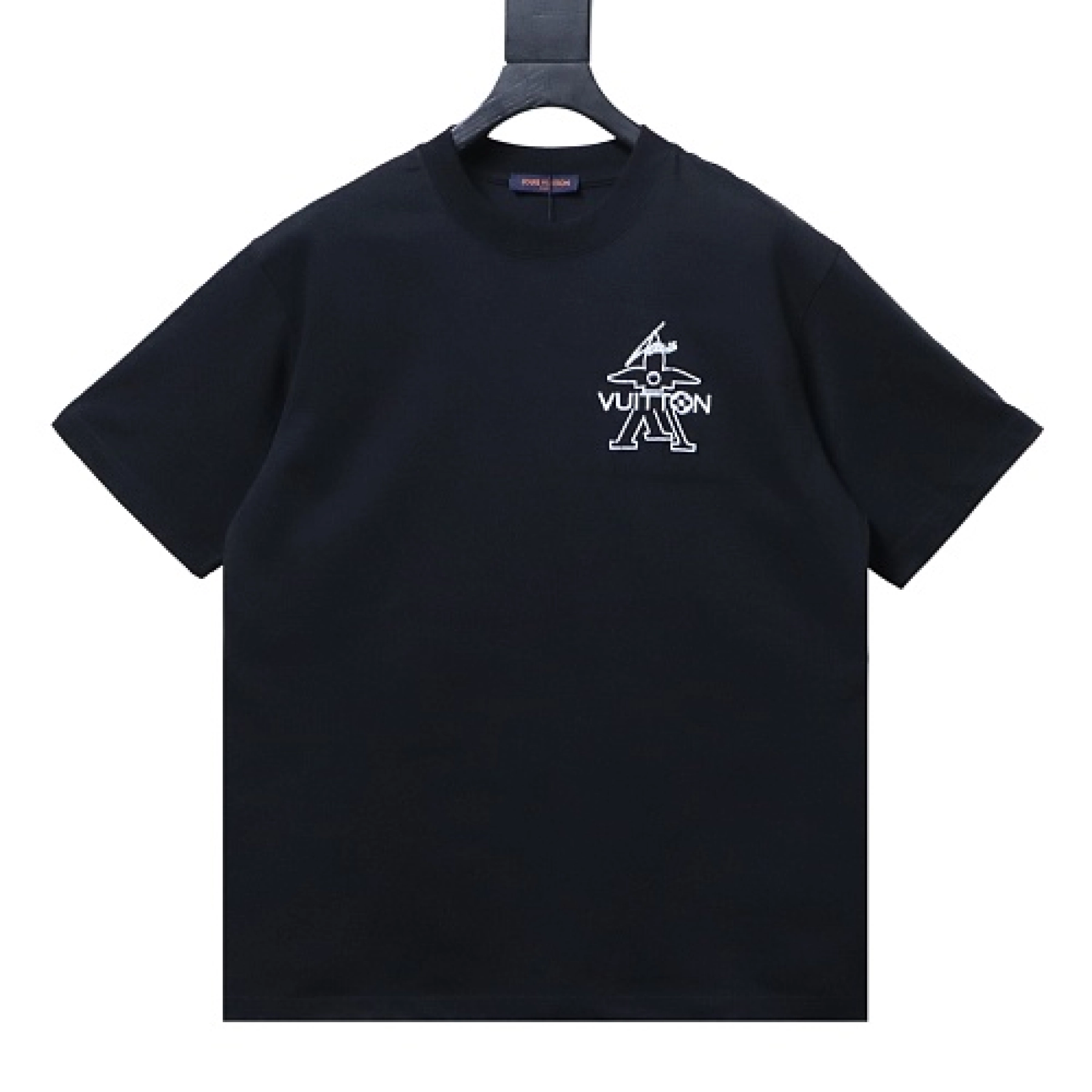 Louis Vuitton Printed Signature T-Shirt Black