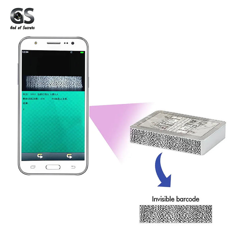 Dal Negro Side Barcode Marking Invisible Ink Cards for Poker Scanner Cheat