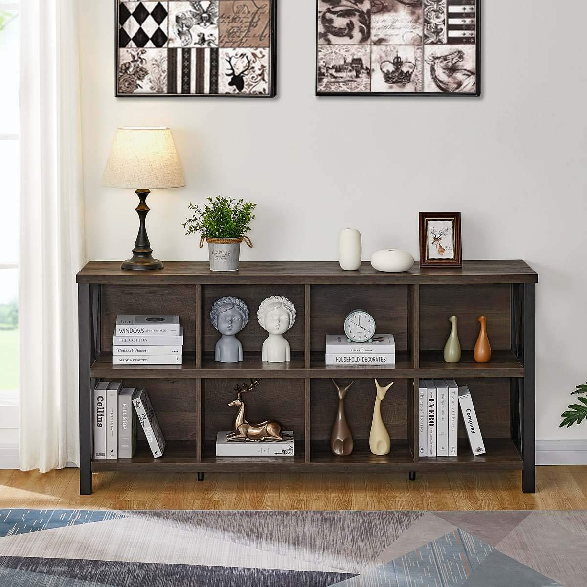8 Cube Storage Organizer Bookshelf