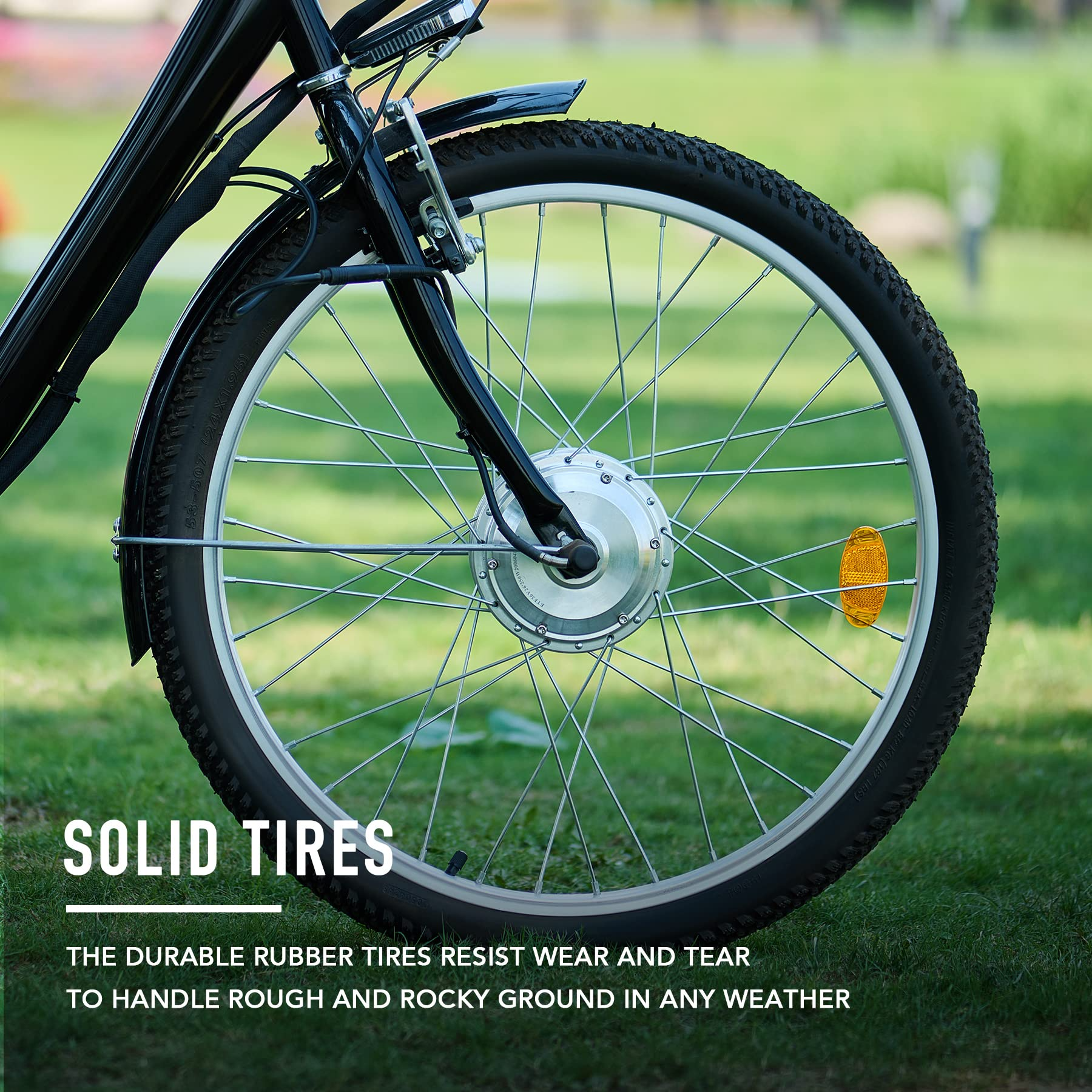 3 Wheel Electric Bike for Adults with 250w Motor