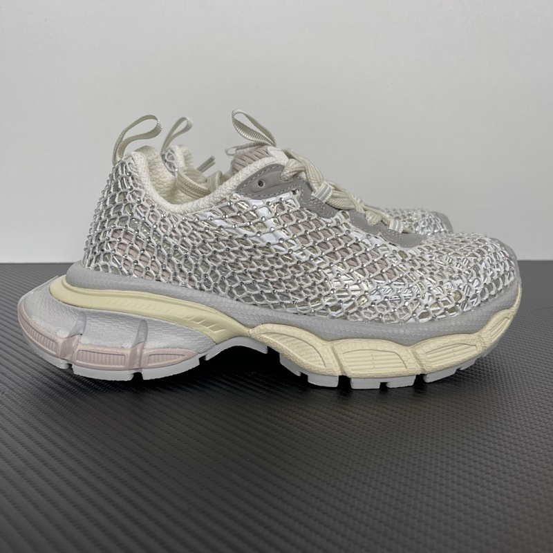 Balenciaga 3XL Rhinestone Light Beige Sneakers