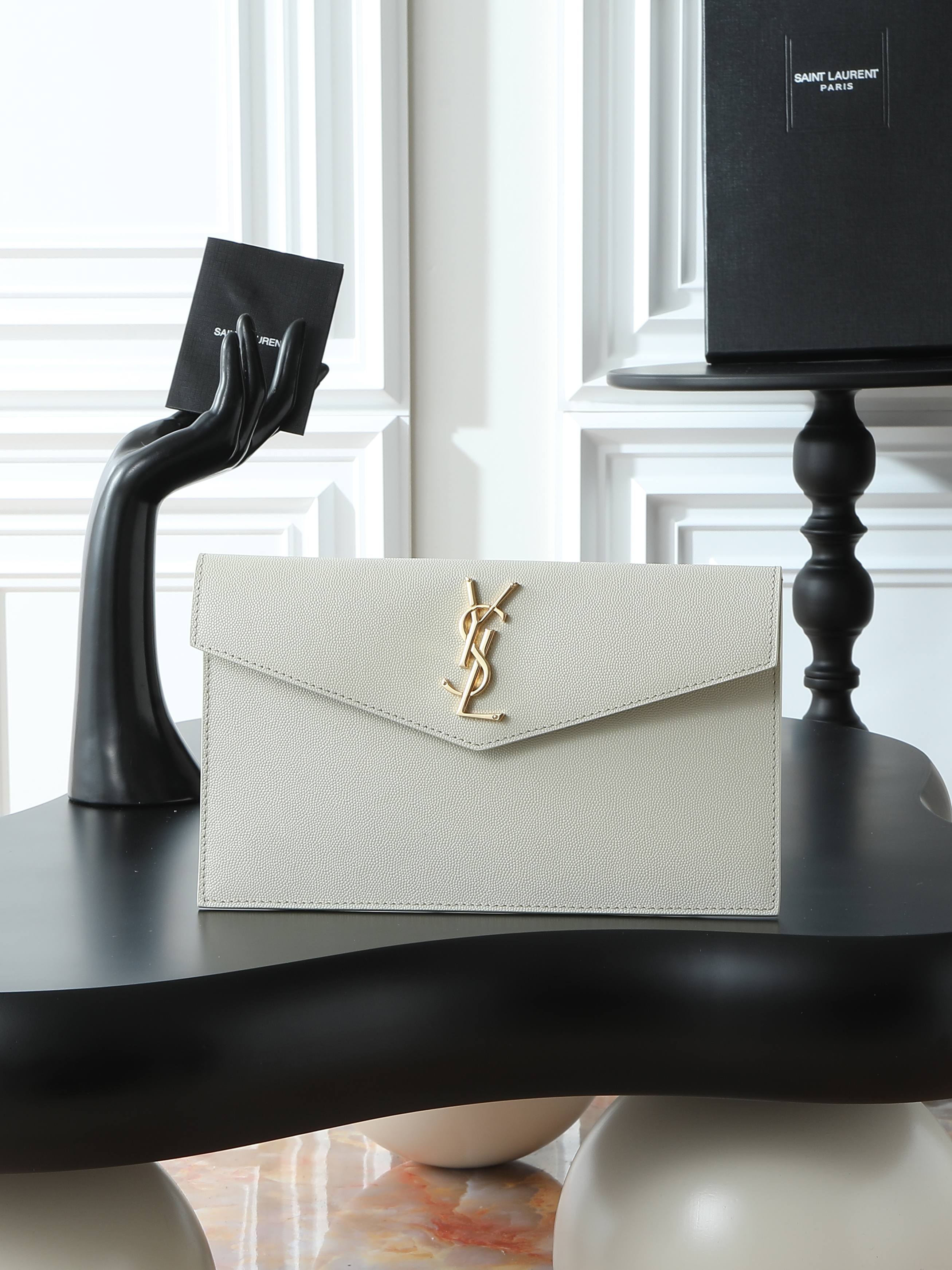 YSL Cassandre Envelope Clutch